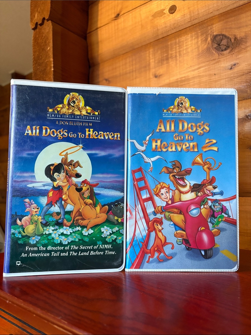 1989 All Dogs Go to Heaven + 1996 All Dogs Go to Heaven 2 | Bundle | VHS